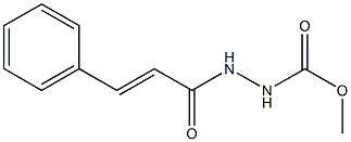 methyl 2-[(E)-3-phenyl-2-propenoyl]-1-hydrazinecarboxylate Structure