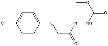 methyl 2-[2-(4-chlorophenoxy)acetyl]-1-hydrazinecarboxylate|