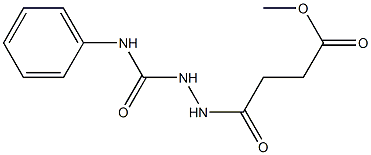  methyl 4-[2-(anilinocarbonyl)hydrazino]-4-oxobutanoate