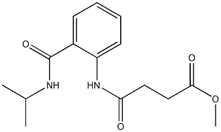 methyl 4-{2-[(isopropylamino)carbonyl]anilino}-4-oxobutanoate