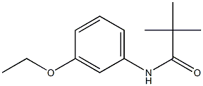 N-(3-ethoxyphenyl)-2,2-dimethylpropanamide Structure