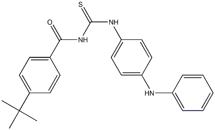 N-(4-anilinophenyl)-N'-[4-(tert-butyl)benzoyl]thiourea