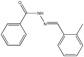 N'-[(E)-(2-methylphenyl)methylidene]benzohydrazide