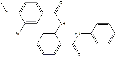 N-[2-(anilinocarbonyl)phenyl]-3-bromo-4-methoxybenzamide