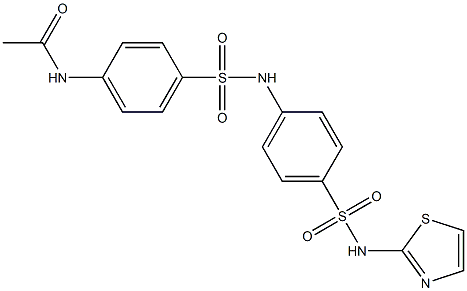 N-[4-({4-[(1,3-thiazol-2-ylamino)sulfonyl]anilino}sulfonyl)phenyl]acetamide