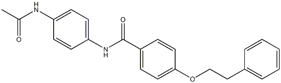 N-[4-(acetylamino)phenyl]-4-(phenethyloxy)benzamide|