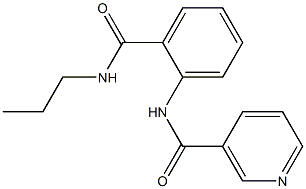 N-{2-[(propylamino)carbonyl]phenyl}nicotinamide|