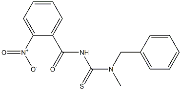 N-benzyl-N-methyl-N'-(2-nitrobenzoyl)thiourea Structure