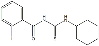 N-cyclohexyl-N'-(2-iodobenzoyl)thiourea Struktur