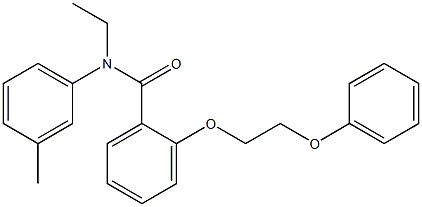 N-ethyl-N-(3-methylphenyl)-2-(2-phenoxyethoxy)benzamide