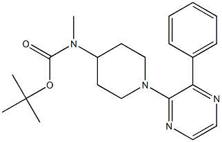 tert-butyl (1-(3-phenylpyrazin-2-yl)piperidin-4-yl)methylcarbamate|