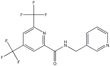 N-(3-pyridinylmethyl)-4,6-bis(trifluoromethyl)-2-pyridinecarboxamide