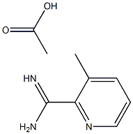 3-methylpicolinamidine acetic acid Structure