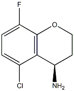 (R)-5-chloro-8-fluoro-3,4-dihydro-2H-chromen-4-amine 结构式