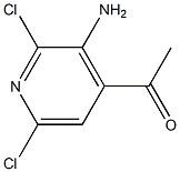 1-(3-Amino-2,6-dichloropyridin-4-yl)ethanone ,98% Struktur