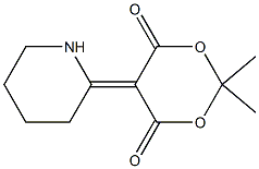 2,2-DIMETHYL-5-(2-HEXAHYDROPYRIDYLIDENE)- 1,3-DIOXANE-4,6-DIONE,98% Structure