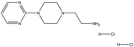 [2-(4-pyrimidin-2-ylpiperazin-1-yl)ethyl]amine dihydrochloride Structure