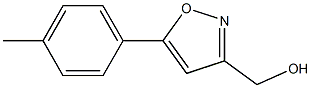 [5-(4-methylphenyl)isoxazol-3-yl]methanol,,结构式