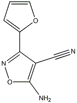 5-amino-3-(2-furyl)isoxazole-4-carbonitrile Structure
