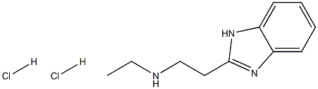 N-[2-(1H-benzimidazol-2-yl)ethyl]-N-ethylamine dihydrochloride Structure