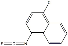 4-Chloro-1-naphtyl isothiocyanate Structure