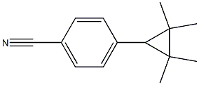 4-(2,2,3,3-Tetramethylcyclopropyl)benzonitrile Structure