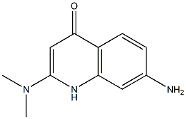 7-Amino-2-dimethylaminoquinolin-4(1H)-one Structure