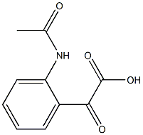 N-[2-[カルボキシカルボニル]フェニル]アセトアミド 化学構造式