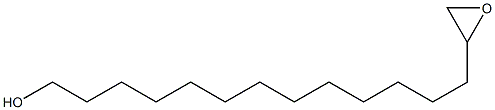 14,15-Epoxypentadecan-1-ol Structure