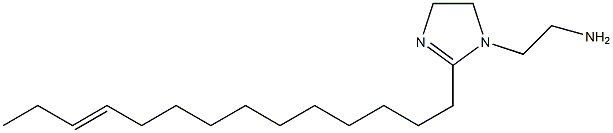 1-(2-アミノエチル)-2-(11-テトラデセニル)-2-イミダゾリン 化学構造式