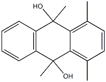 1,4,9,10-Tetramethyl-9,10-dihydroanthracene-9,10-diol Structure