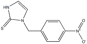 1-(4-Nitrobenzyl)-1H-imidazole-2(3H)-thione Structure