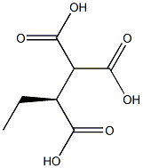 [S,(-)]-1,1,2-Butanetricarboxylic acid,,结构式
