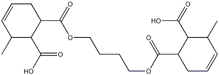 6-[4-(2-Carboxy-3-methyl-4-cyclohexenylcarbonyloxy)butoxycarbonyl]-2-methyl-3-cyclohexene-1-carboxylic acid