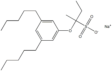 2-(3,5-Dipentylphenoxy)butane-2-sulfonic acid sodium salt