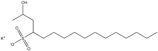 2-Hydroxyhexadecane-4-sulfonic acid potassium salt