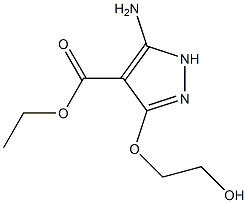 5-Amino-3-(2-hydroxyethoxy)-1H-pyrazole-4-carboxylic acid ethyl ester