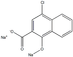  4-Chloro-1-sodiooxy-2-naphthoic acid sodium salt