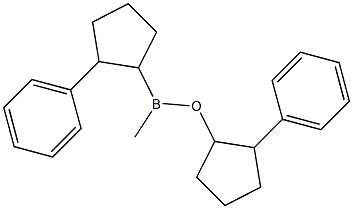 Methyl(2-phenylcyclopentyl)[2-phenylcyclopentyloxy]borane|