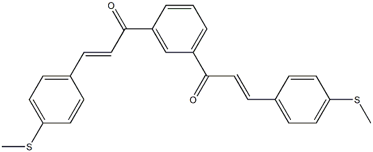 1,1'-(m-Phenylene)bis[(E)-3-(p-methylthiophenyl)-2-propen-1-one]