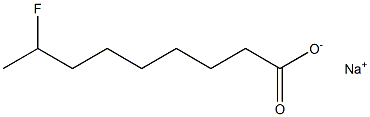 8-Fluorononanoic acid sodium salt 结构式