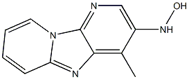 N-[4-Methyldipyrido[1,2-a:3',2'-d]imidazol-3-yl]hydroxylamine,,结构式