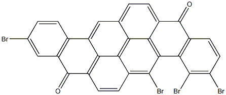 3,4,5,10-Tetrabromo-8,16-pyranthrenedione,,结构式