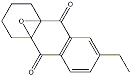 4a,9a-Epoxy-6-ethyl-1,2,3,4-tetrahydroanthraquinone 结构式