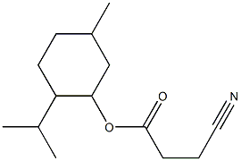 3-Cyanopropionic acid (5-methyl-2-isopropylcyclohexyl) ester