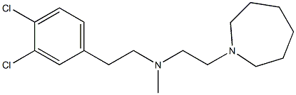 2-(3,4-Dichlorophenyl)-N-[2-[(hexahydro-1H-azepin)-1-yl]ethyl]-N-methylethanamine