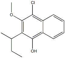 4-Chloro-3-methoxy-2-sec-butyl-1-naphthol