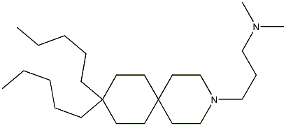 9,9-Dipentyl-3-(3-dimethylaminopropyl)-3-azaspiro[5.5]undecane