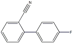 2-(4-Fluorophenyl)benzonitrile 结构式