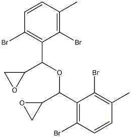 2,6-Dibromo-3-methylphenylglycidyl ether Struktur